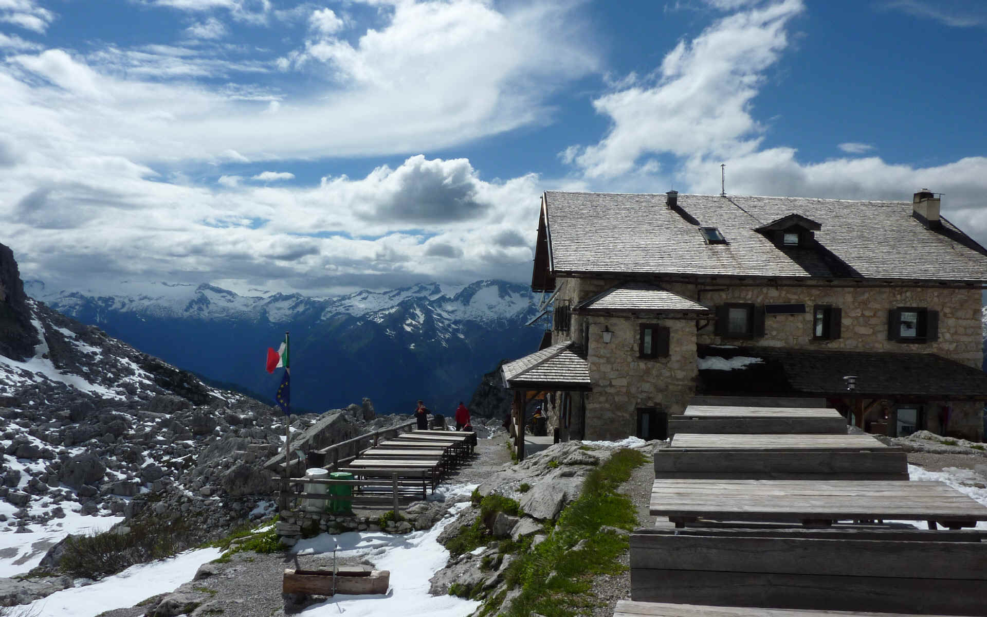  en route vers le refuge Tucket