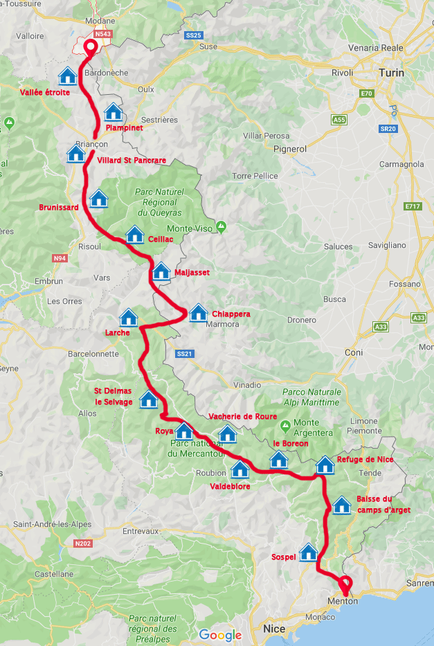 Alpes Gr 5 Sud - Modane Menton