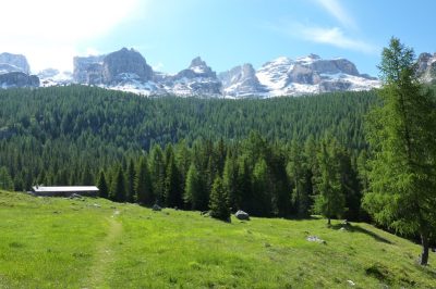 Les Dolomites de Brenta — étape 3 : en route vers le refuge Graffer