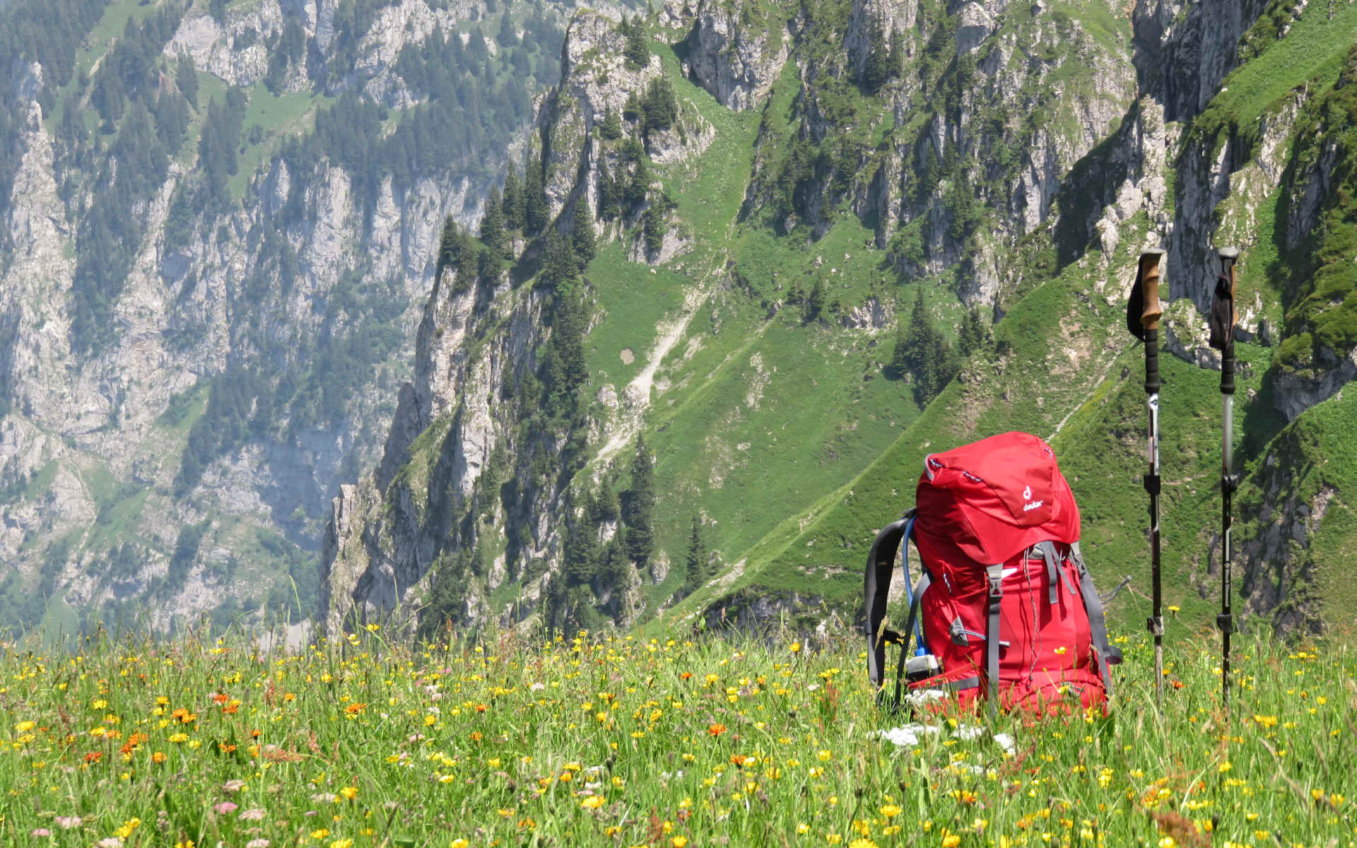 Alpes Gr 5 Nord - Leman Modane — étape 1 : St-Gingolph - Chalets de Bise