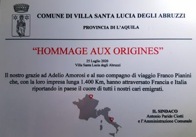 Hommage aux Origines — étape 37 : Alanno > Villa Santa Lucia degli Abruzzi