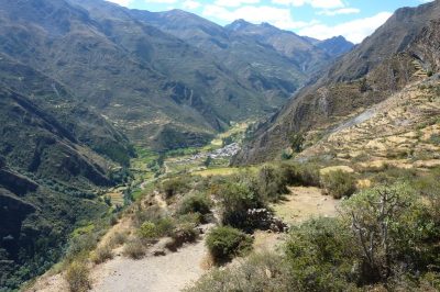 La cordillère Huayhuash — étape 2 : Chiquian - Llamac - Jahuacocha